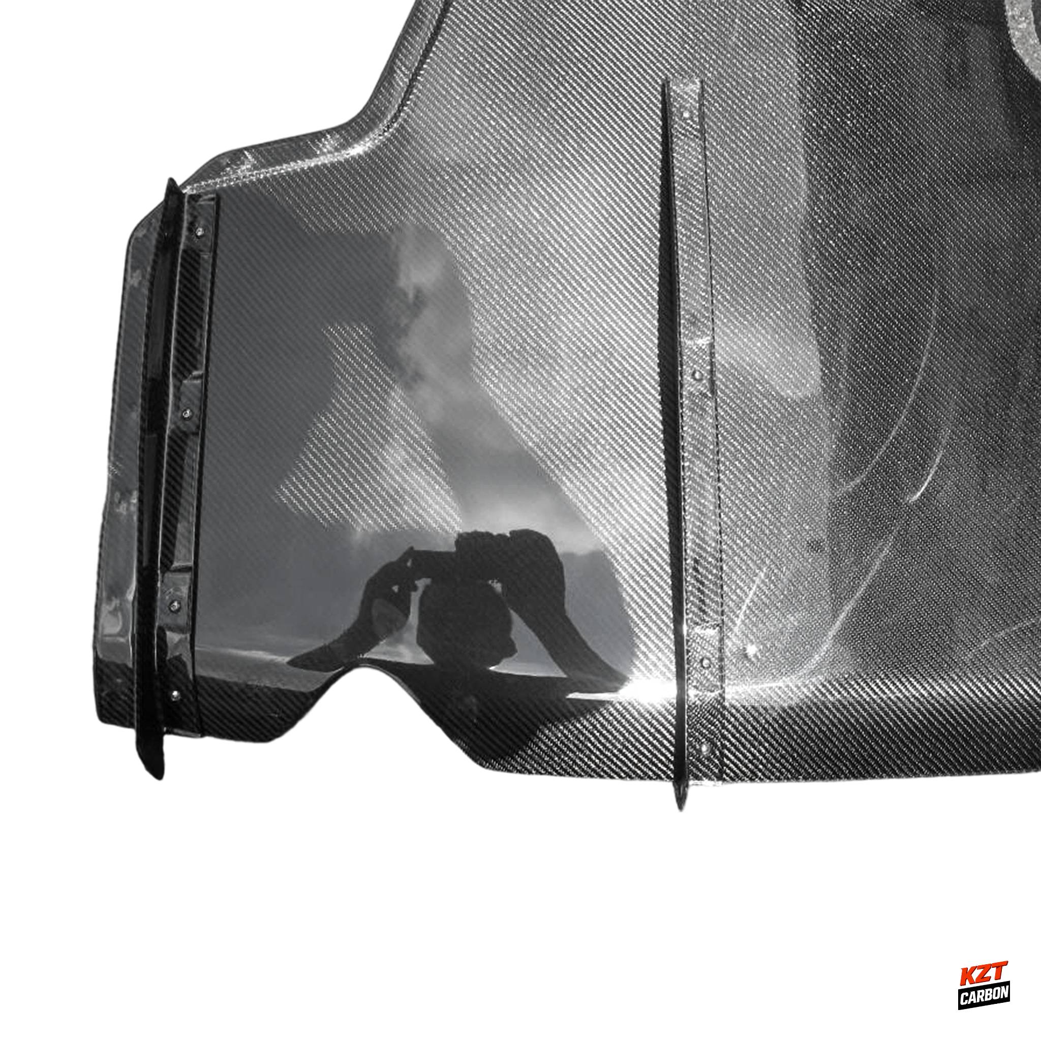 For Nissan Skyline R34 GTR Only Coupe Carbon V Style Rear Bumper Diffuser Lip