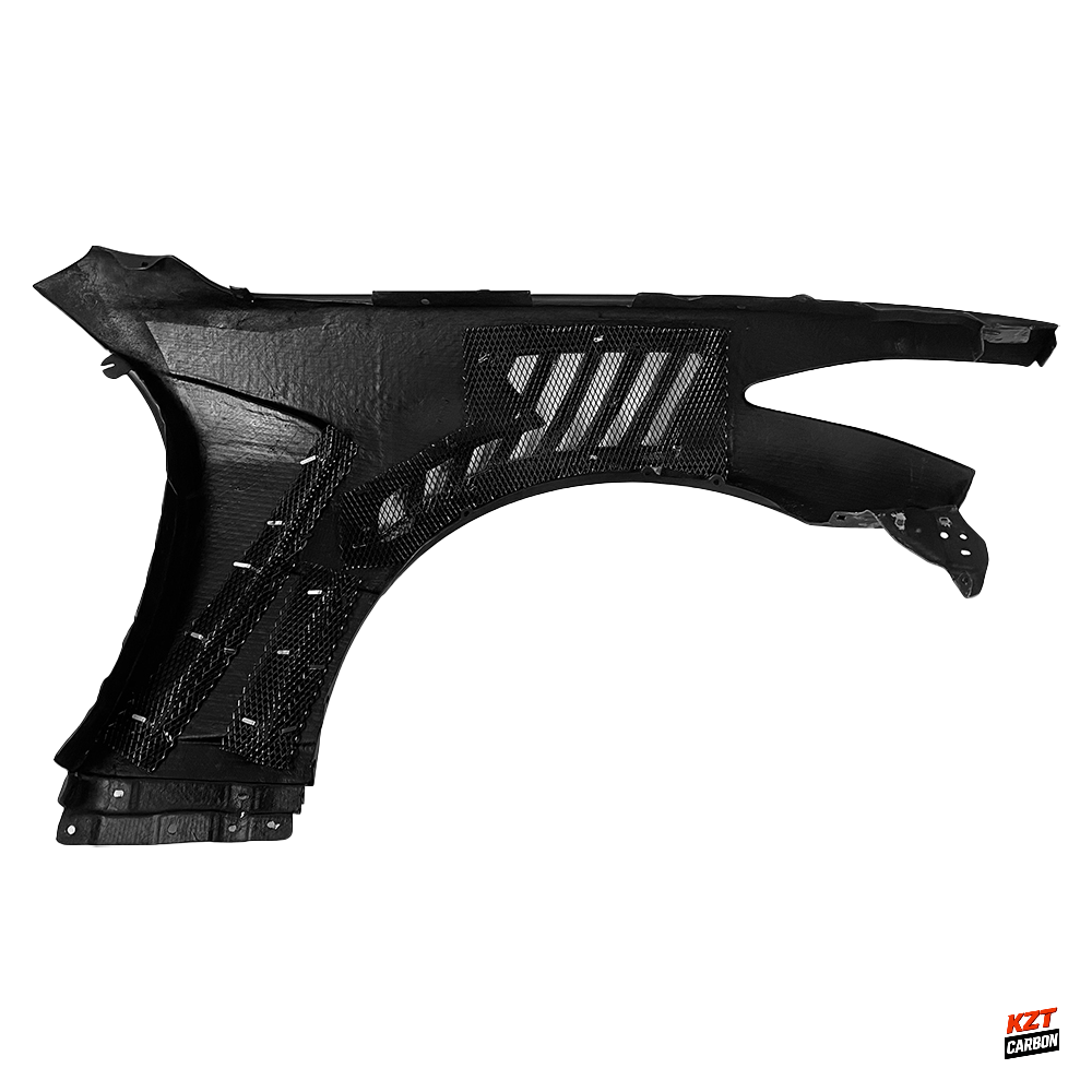 For Infiniti G37 Q40 2 Door Coupe 2008-13 Honeycomb Carbon V3 Style Front Fender