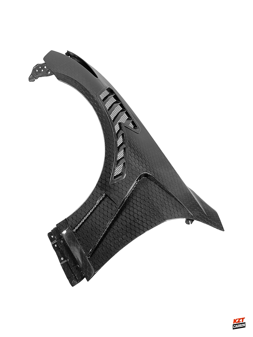 For Infiniti G37 Q40 2 Door Coupe 2008-13 Honeycomb Carbon V3 Style Front Fender