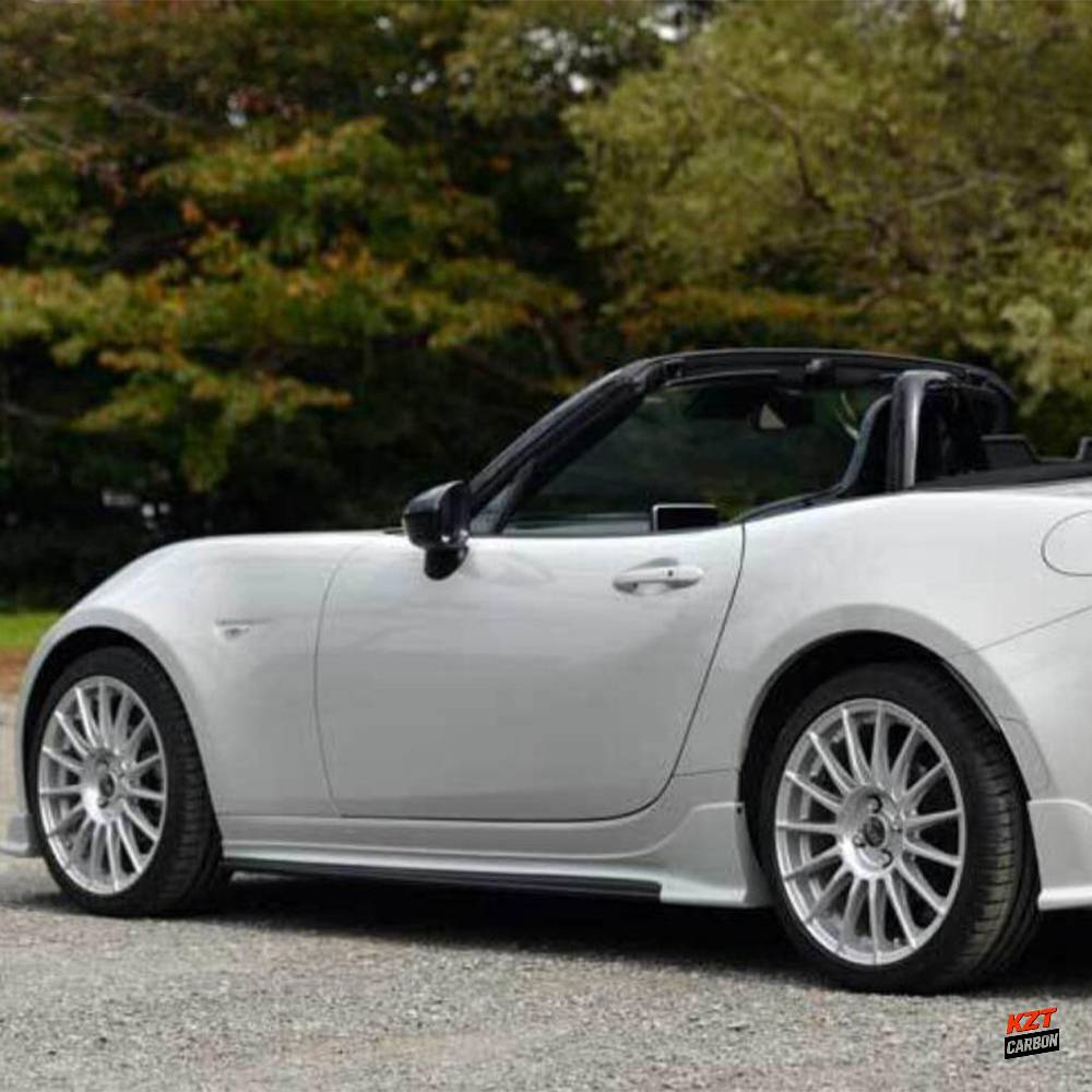 For Mazda MX5 ND5RC Miata Roadster ESQ Style Fiberglass Unpaint Side Skirts Pair