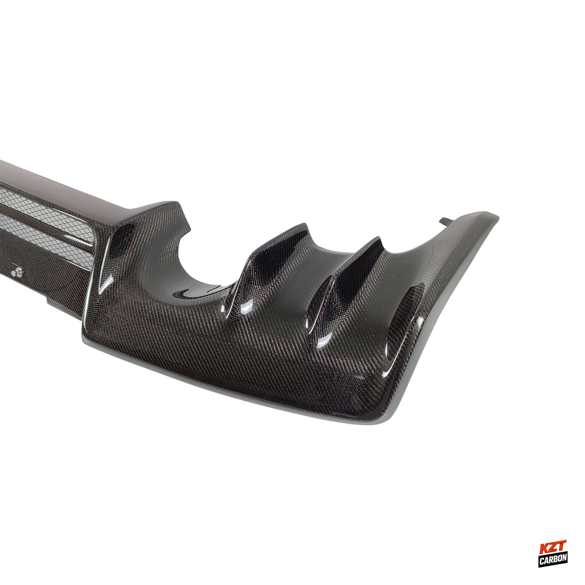 For Mitsubishi Evolution X EVO 10 CZ4A 07-16 Carbon OE Type Rear Bumper Diffuser