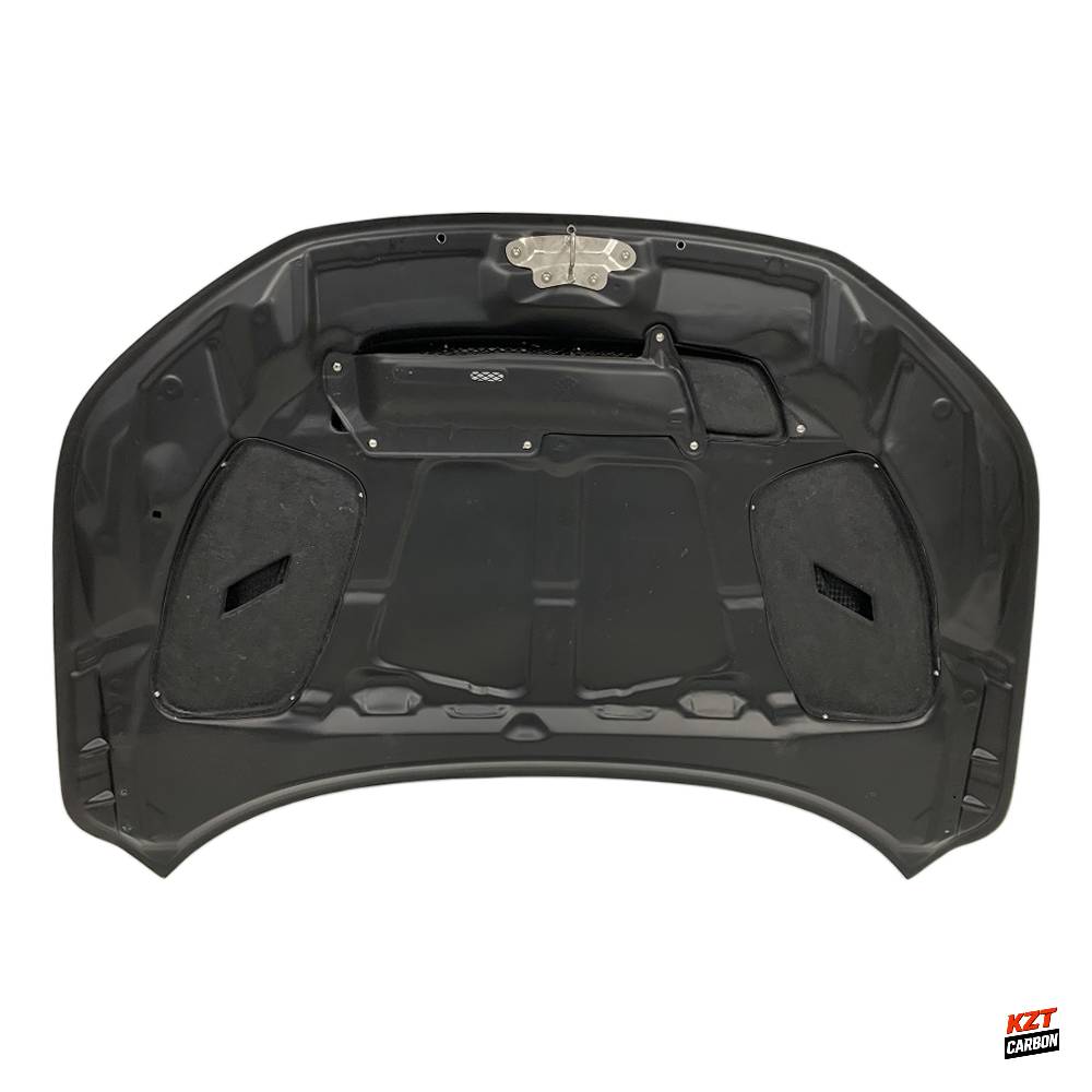 For Honda Civic FL5 Type R Carbon Fiber Vented Cooling Front Bumper Hood Bonnet