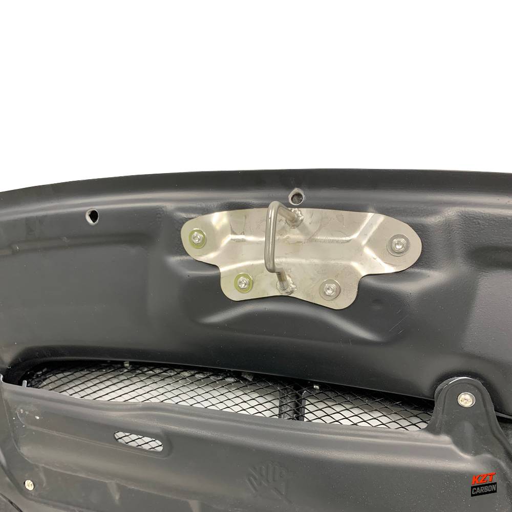 For Honda Civic FL5 Type R Carbon Fiber Vented Cooling Front Bumper Hood Bonnet
