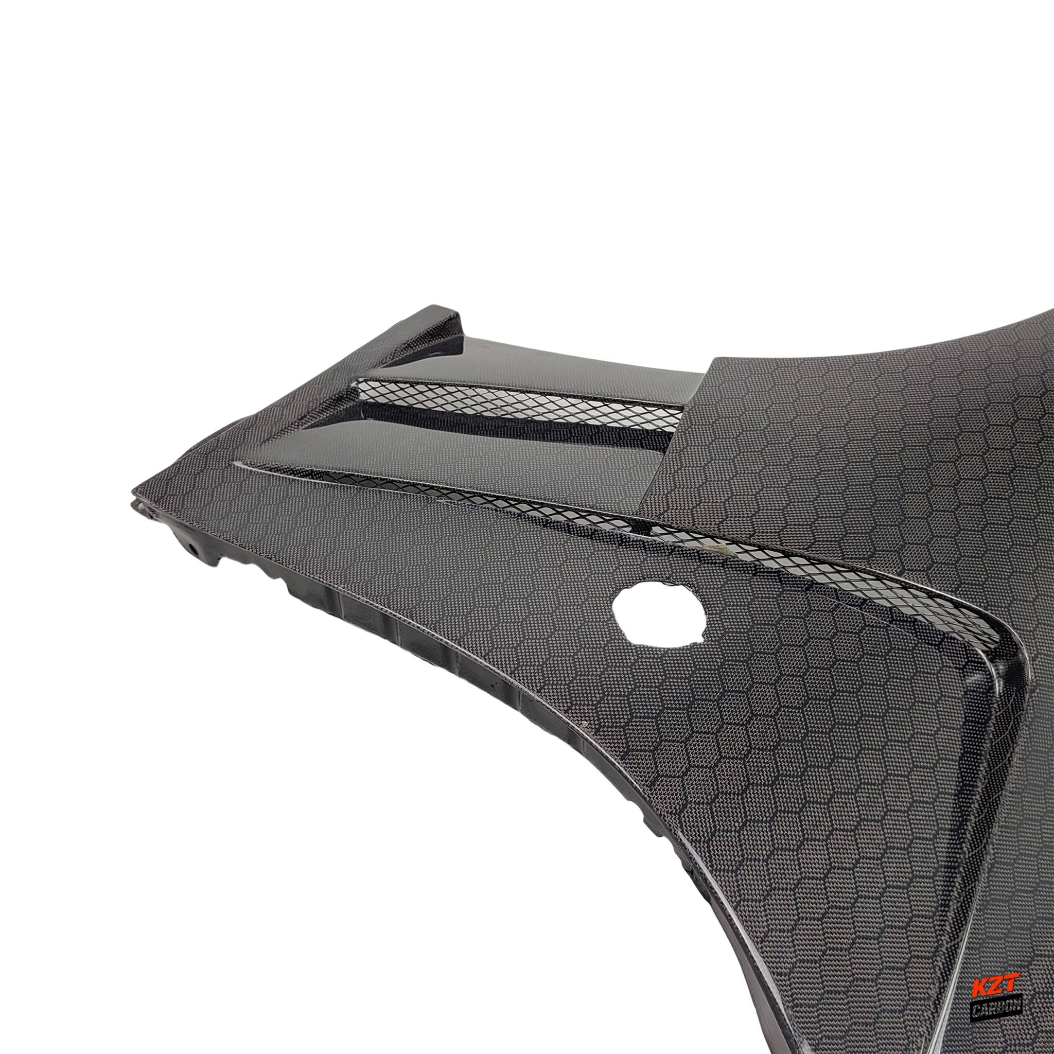 For Nissan 370Z Z34 09-20 EPA Style Honeycomb Carbon Fiber Vented Front Fender