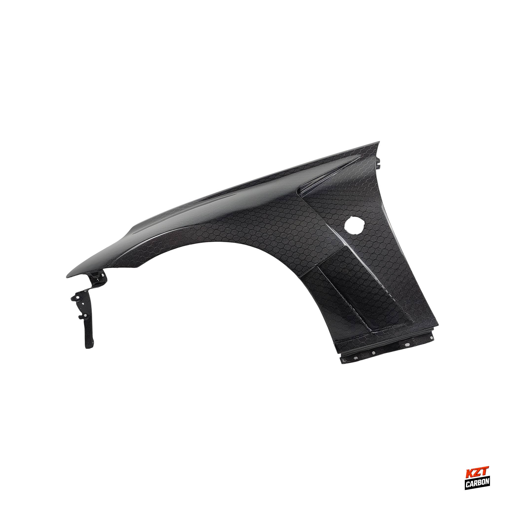 For Nissan 370Z Z34 09-20 EPA Style Honeycomb Carbon Fiber Vented Front Fender