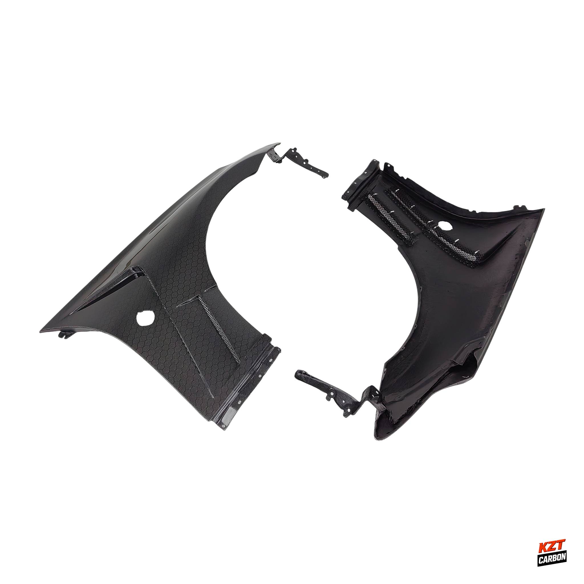 For Nissan 370Z Z34 09-20 EPA Style Honeycomb Carbon Fiber Vented Front Fender