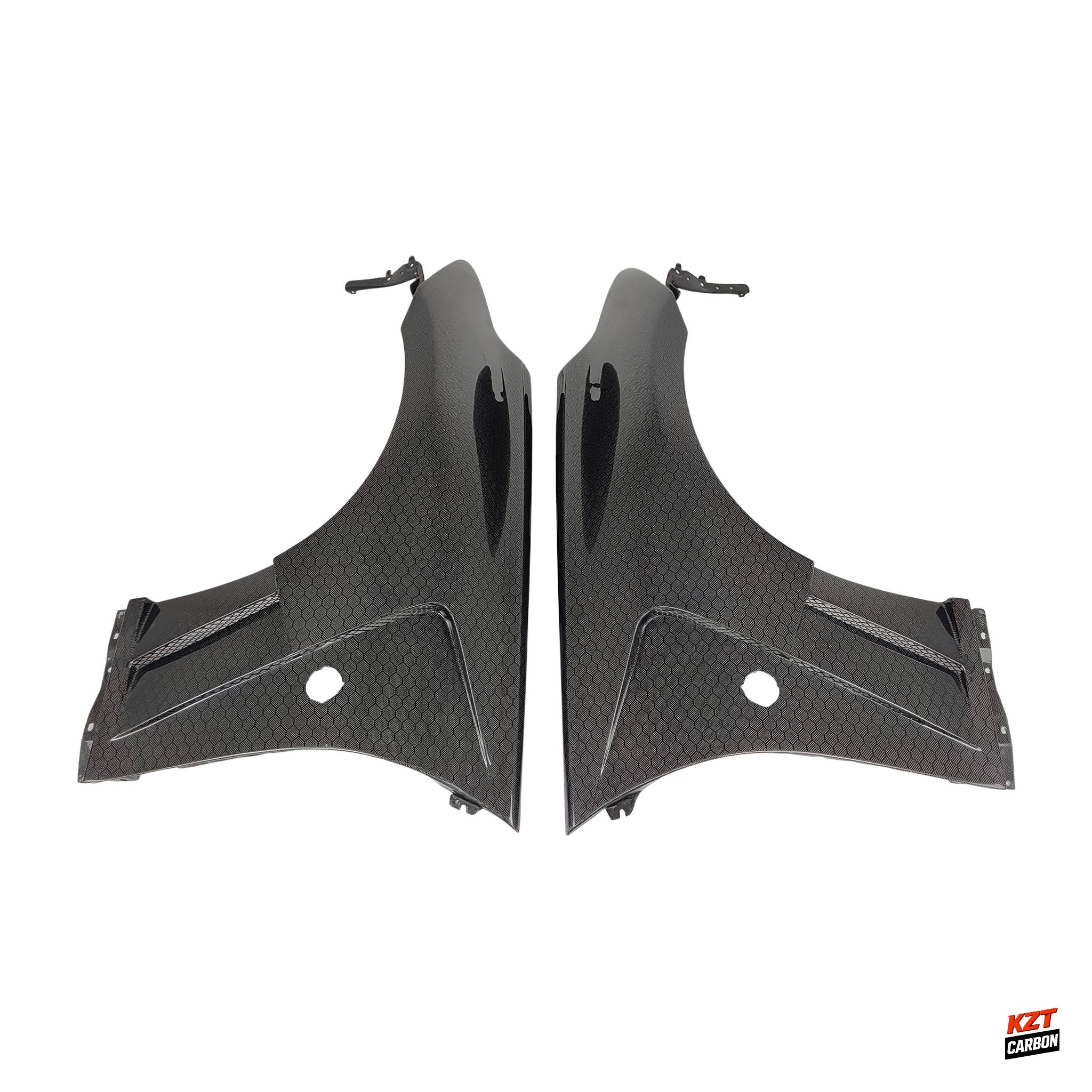 For Nissan 370Z Z34 09-20 EPA Style Honeycomb Carbon Fiber Vented Front Fender