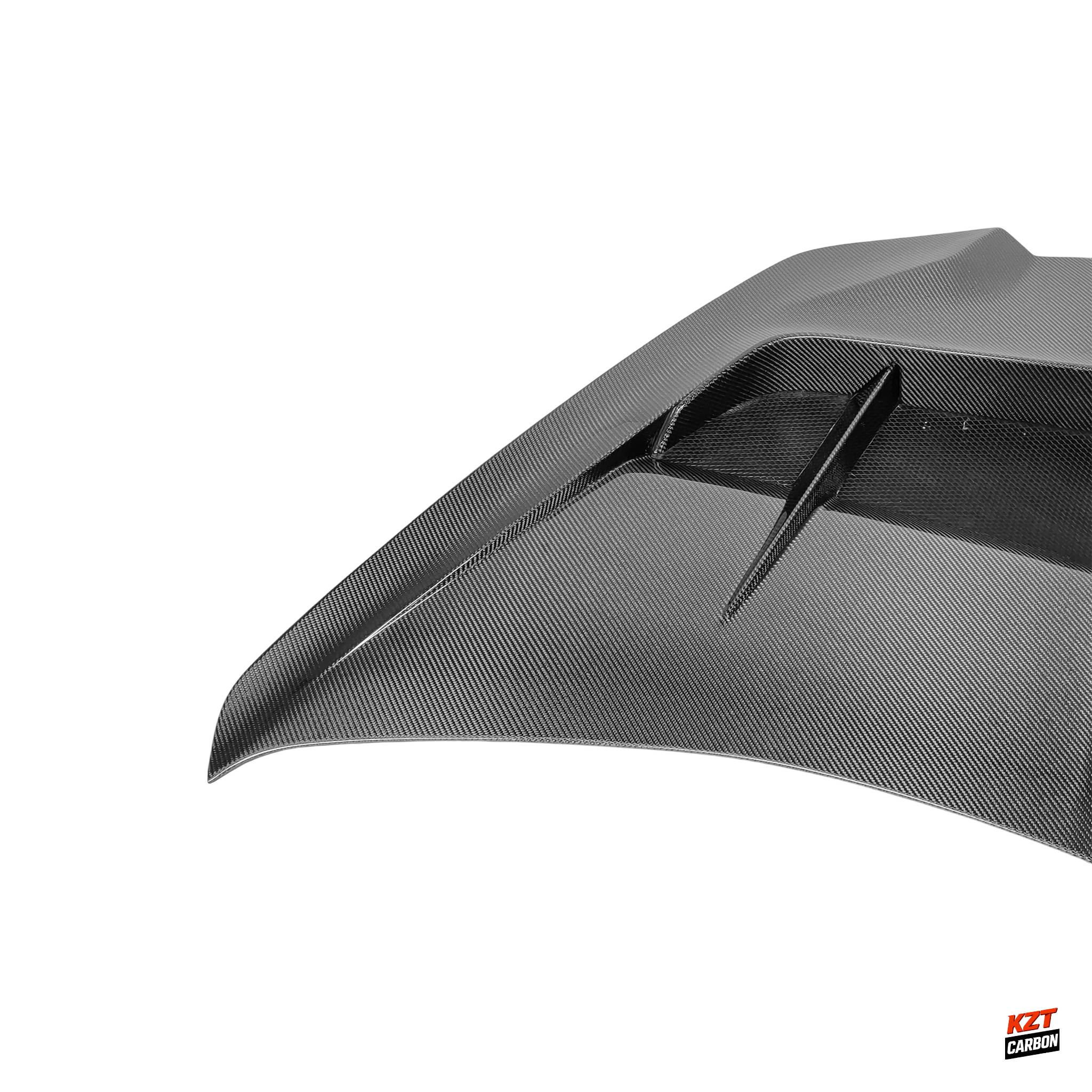 For Chevrolet Corvette C8 20-24 Carbon Fiber ZR2 Style Front Vented Hood Bonnet