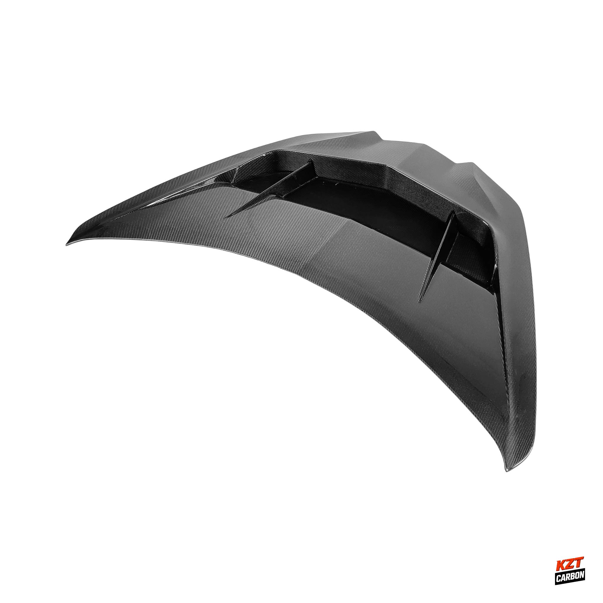 For Chevrolet Corvette C8 20-24 Carbon Fiber ZR2 Style Front Vented Hood Bonnet