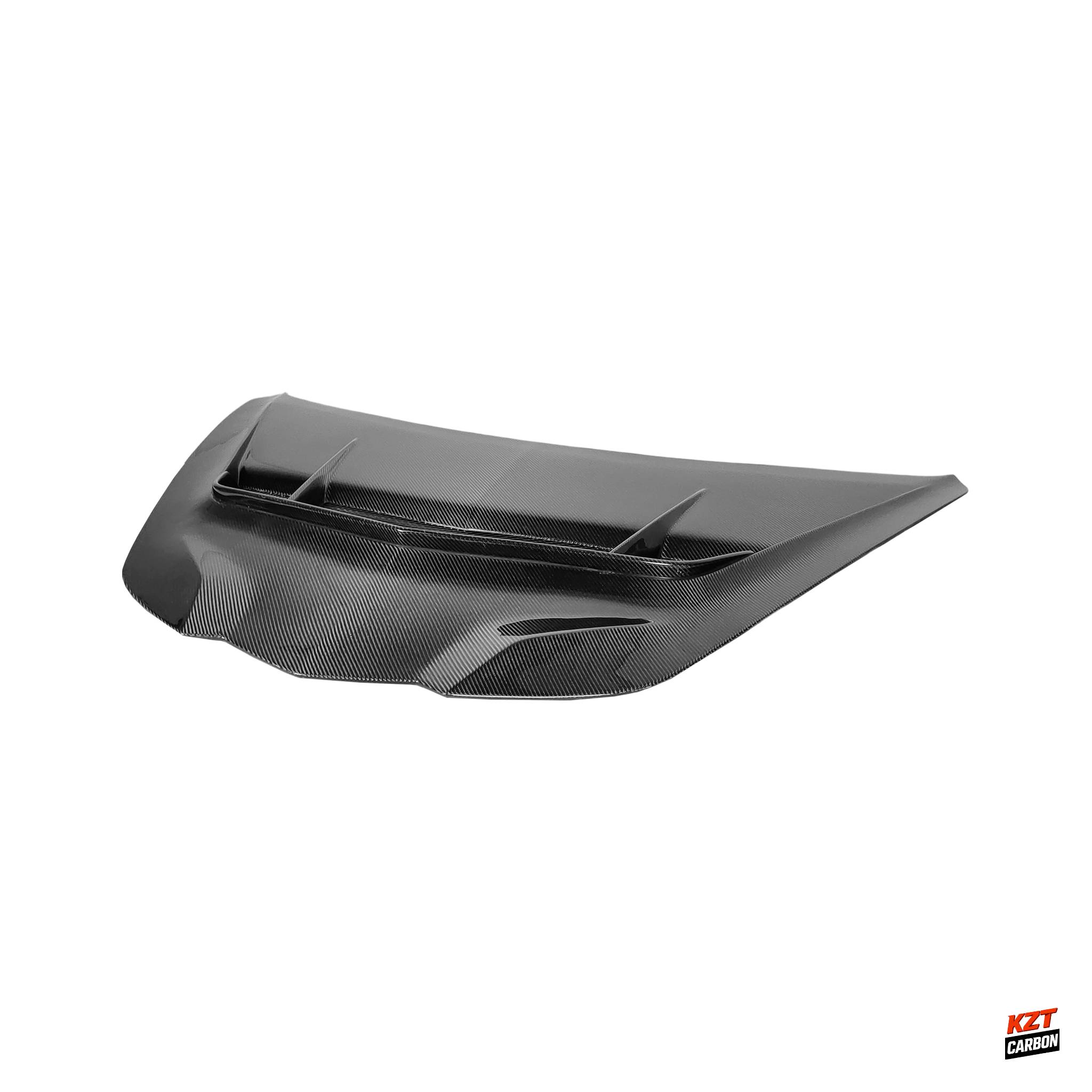 For Chevrolet Corvette C8 20-24 Carbon Fiber ZR2 Style Front Vented Hood Bonnet