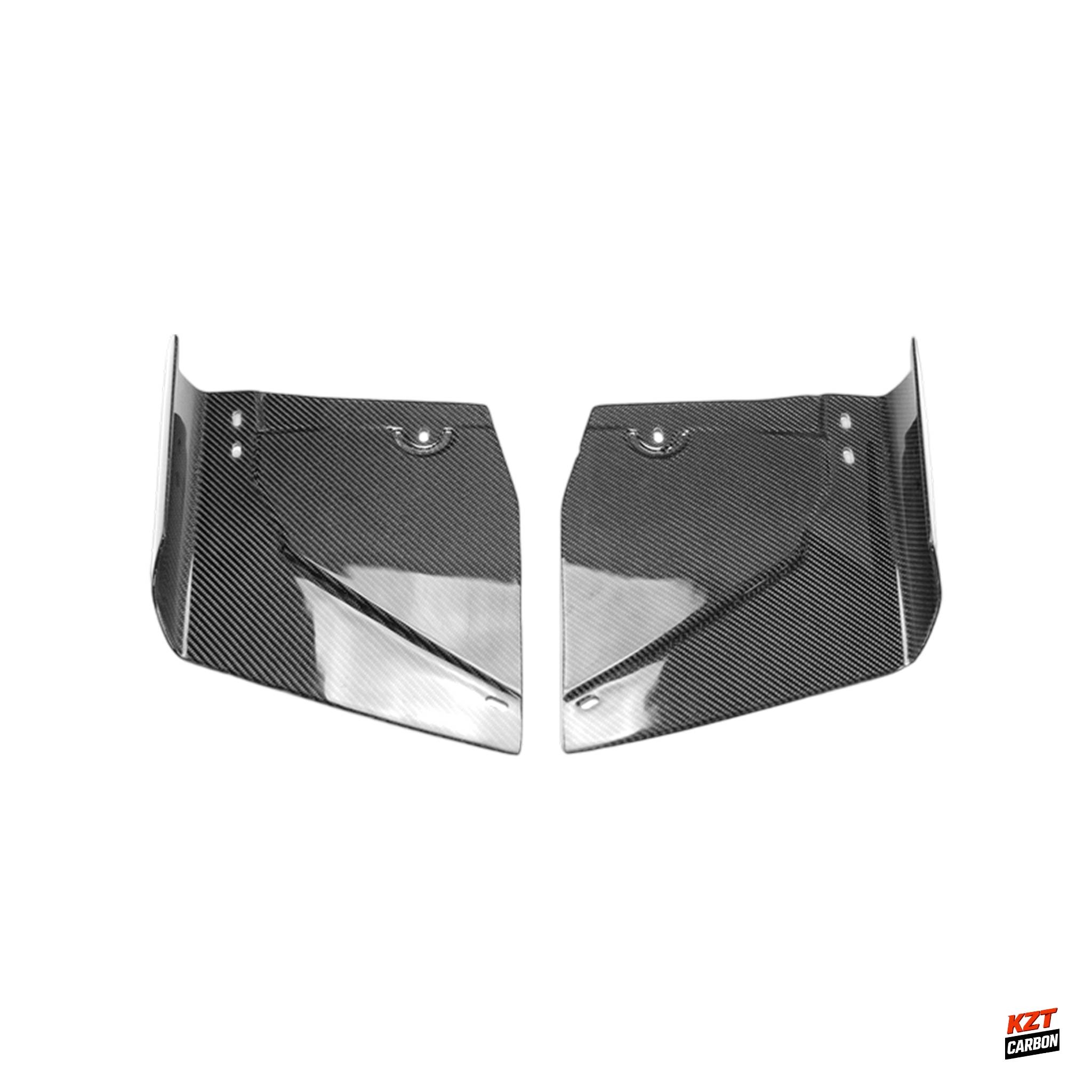For Toyota 23-25 GR Corolla Double Side Carbon EPA Rear Bumper Side Spat Pair