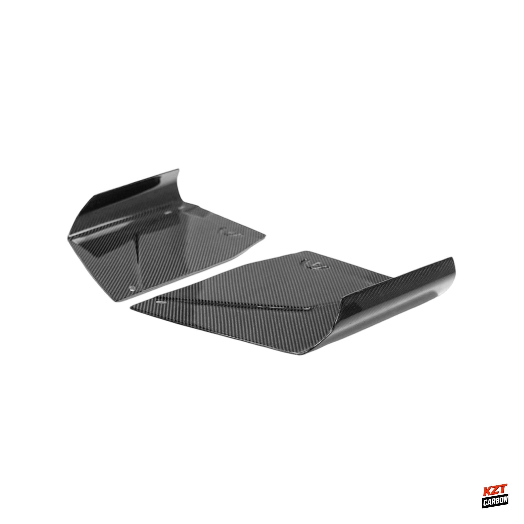 For Toyota 23-25 GR Corolla Double Side Carbon EPA Rear Bumper Side Spat Pair
