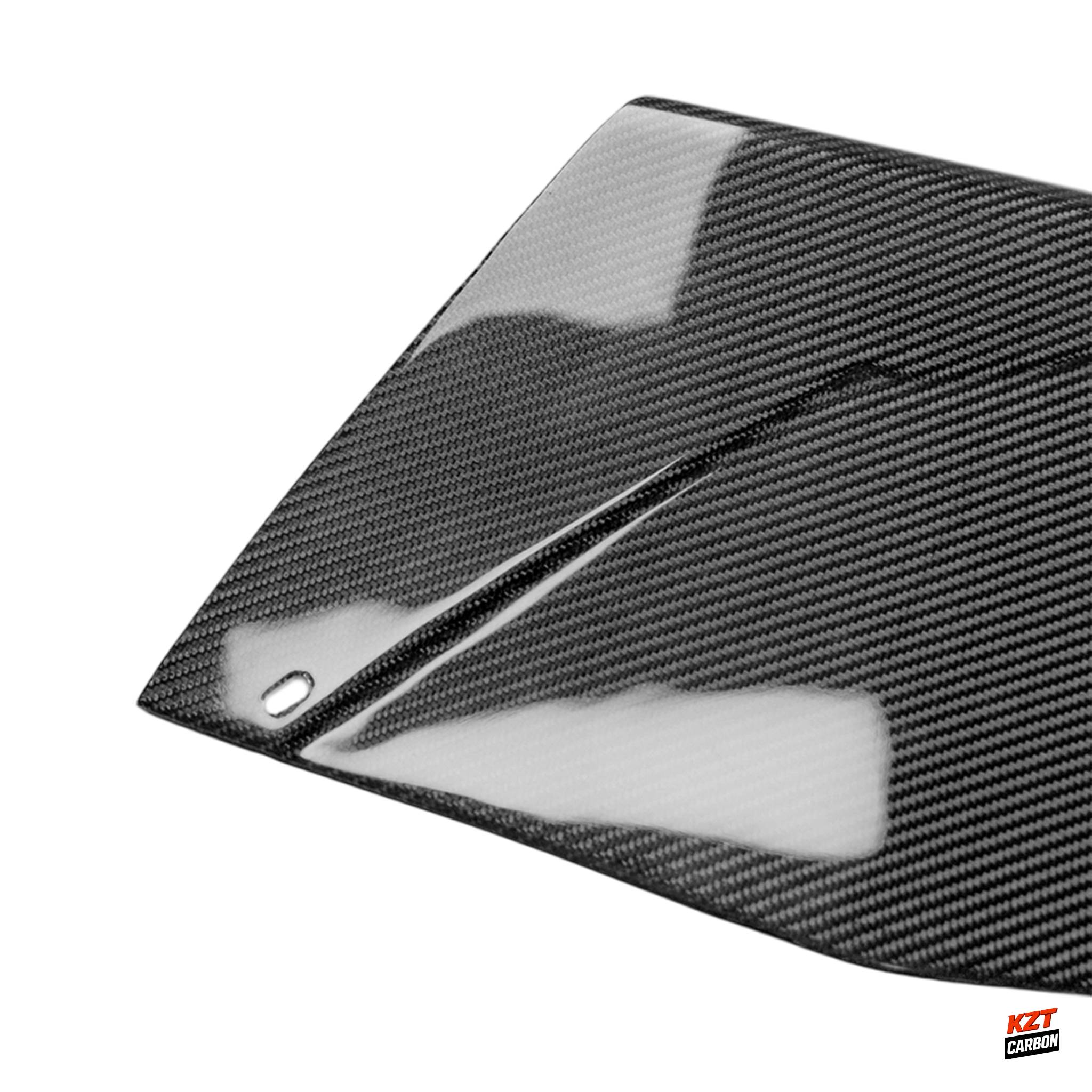 For Toyota 23-25 GR Corolla Double Side Carbon EPA Rear Bumper Side Spat Pair