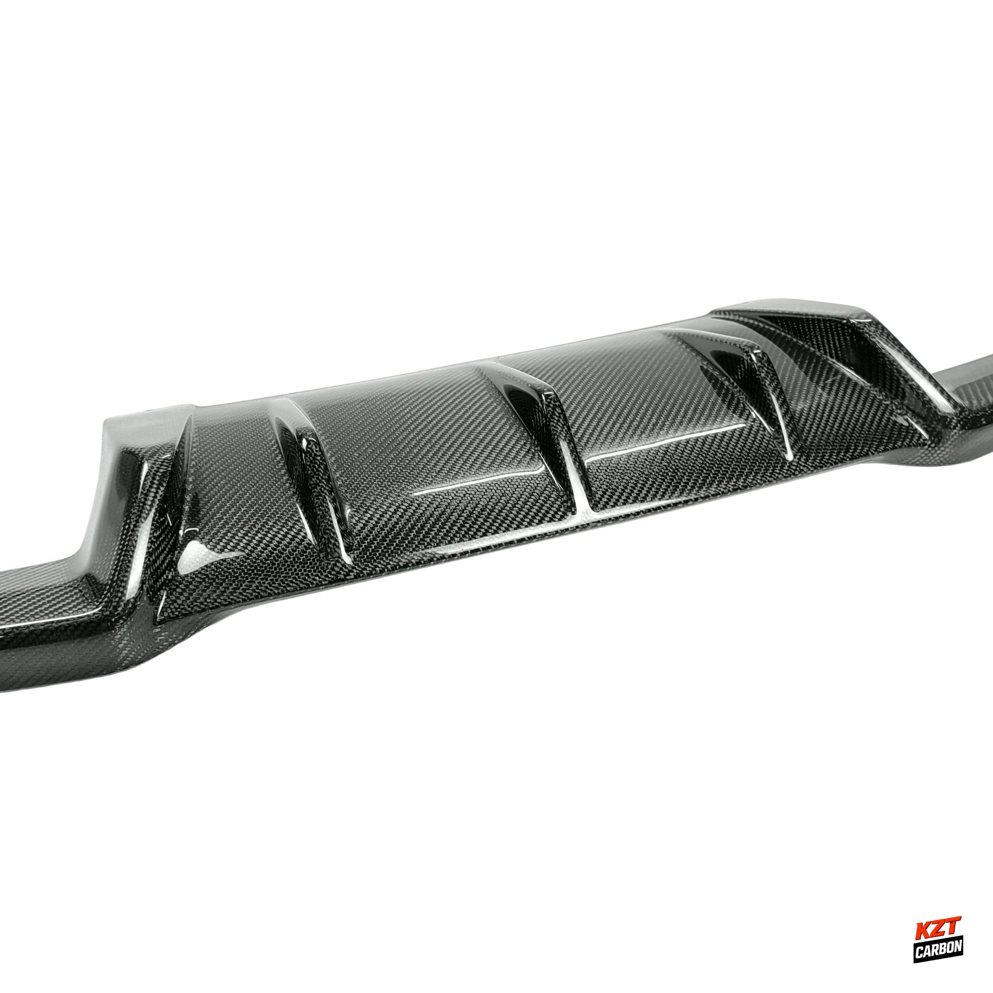 For BMW M2 F87 Coupe 2016-21 Carbon MP Style Rear Bumper Bottom Diffuser Lip