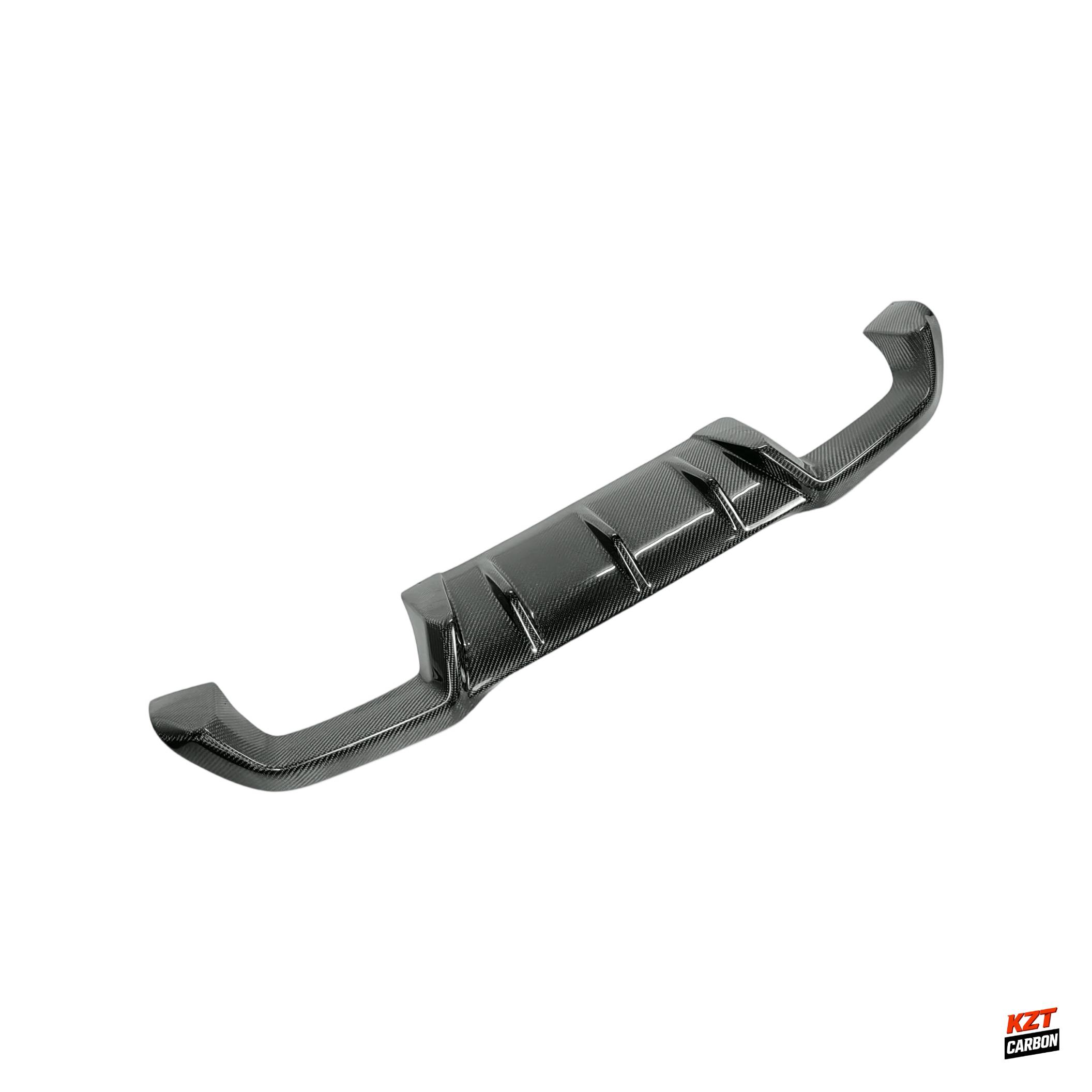 For BMW M2 F87 Coupe 2016-21 Carbon MP Style Rear Bumper Bottom Diffuser Lip