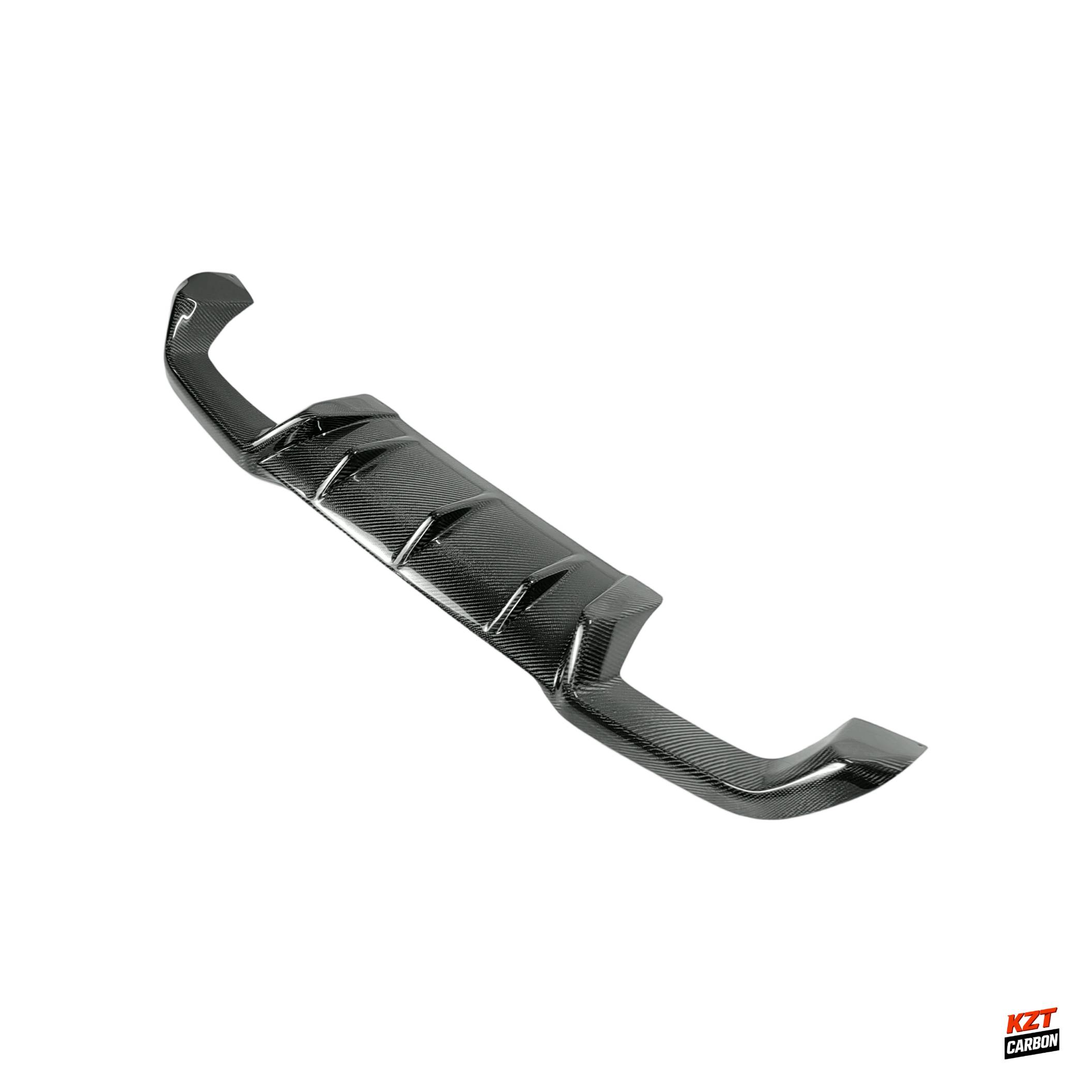 For BMW M2 F87 Coupe 2016-21 Carbon MP Style Rear Bumper Bottom Diffuser Lip
