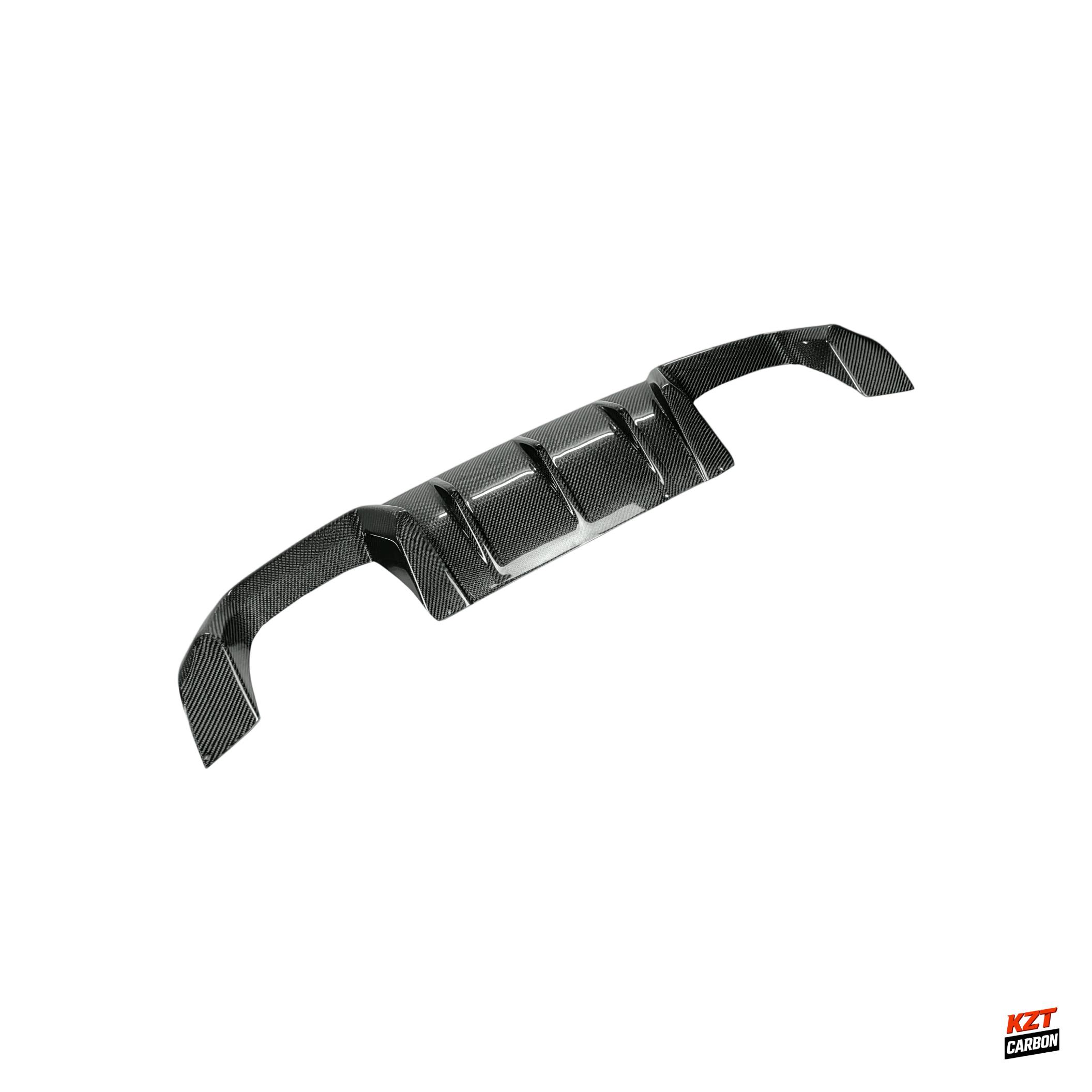 For BMW M2 F87 Coupe 2016-21 Carbon MP Style Rear Bumper Bottom Diffuser Lip