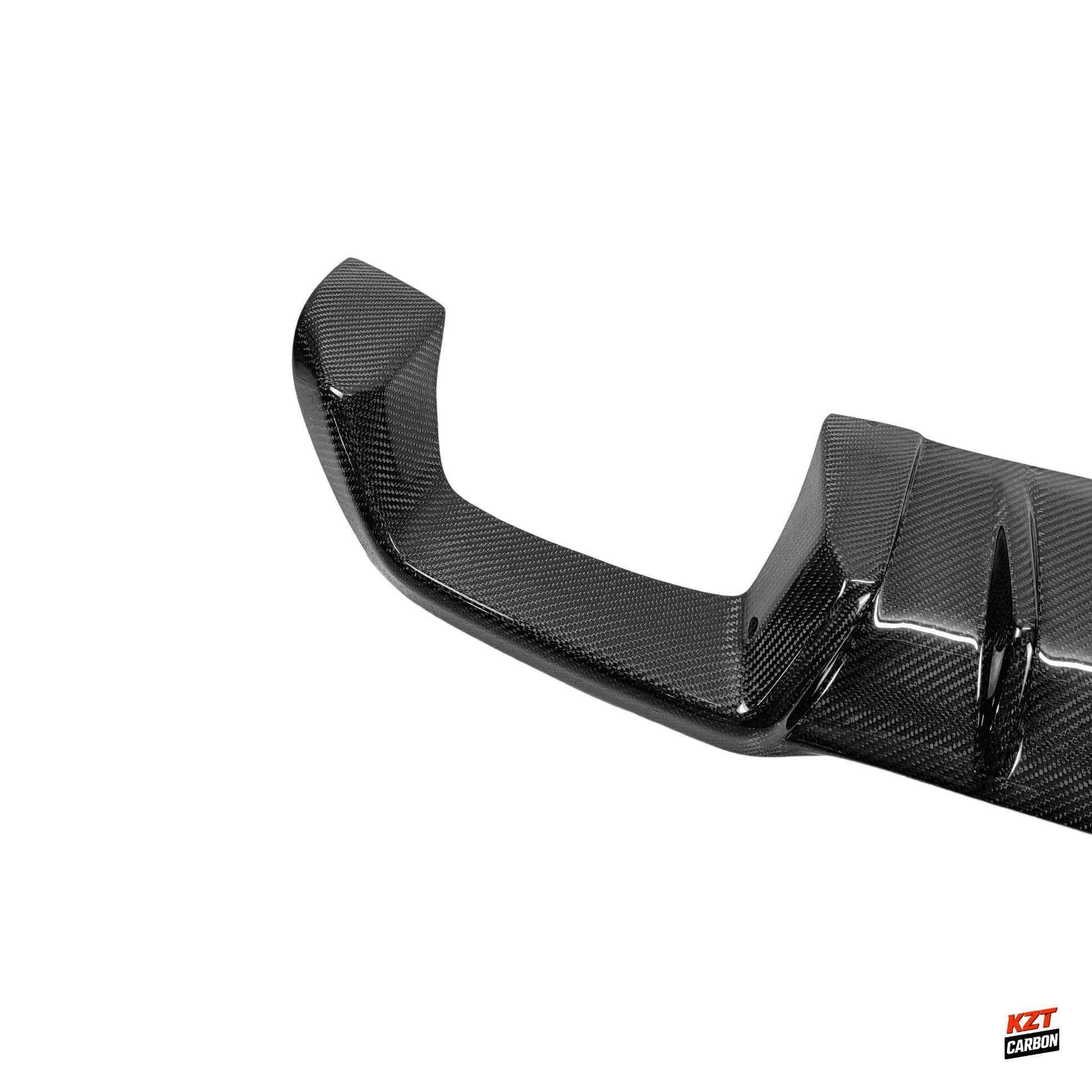 For BMW M2 F87 Coupe 2016-21 Carbon MP Style Rear Bumper Bottom Diffuser Lip