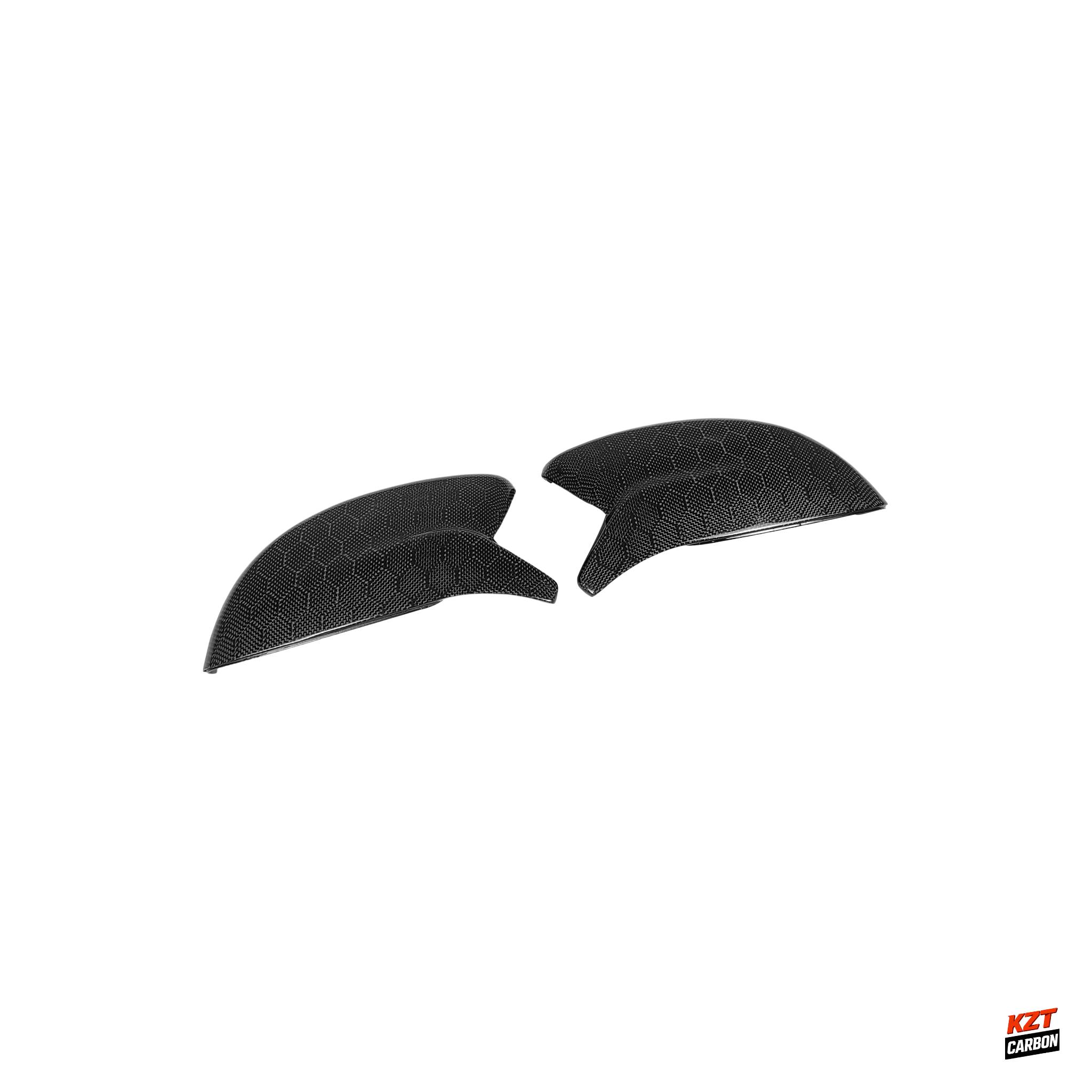 For Infiniti G37 2/4D 07-13 Honeycomb Carbon KZ Style Mirror Covers Replacement