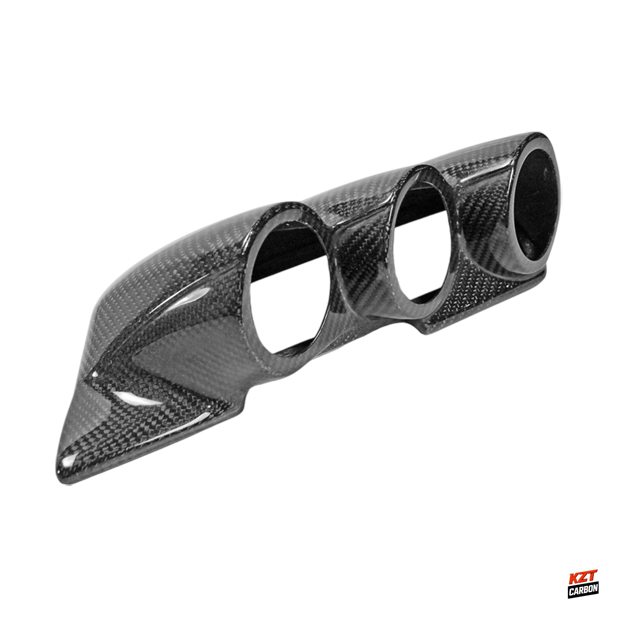 For Honda CRZ ZF1 10-12 (RHD Only) JDM Style Carbon Dash Triple Gauge Pod (60mm)