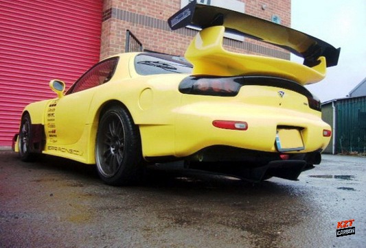 For Mazda RX7 FD3S 91-02 RE Style Carbon Fiber Rear Bumper Diffuser (3pcs)