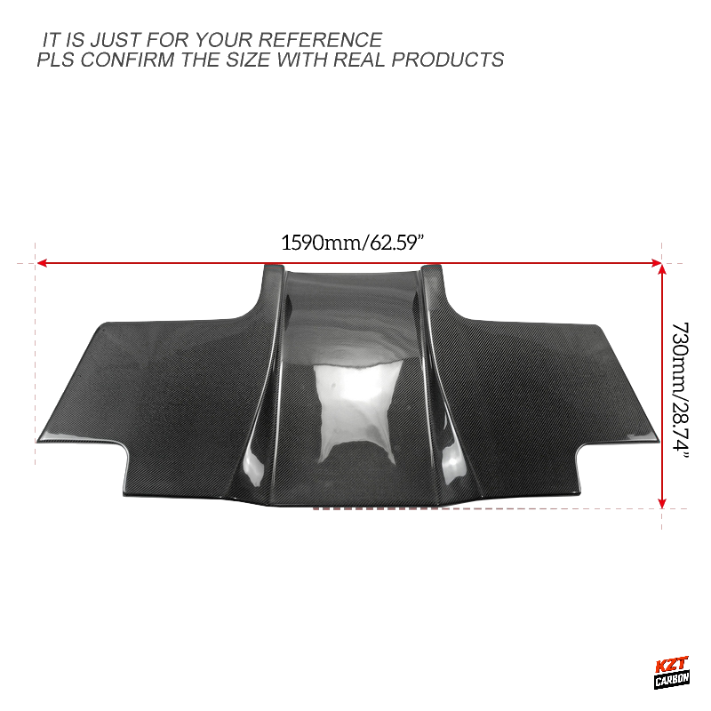 For Mazda RX7 FD3S 91-02 RE Style Carbon Fiber Rear Bumper Diffuser (3pcs)