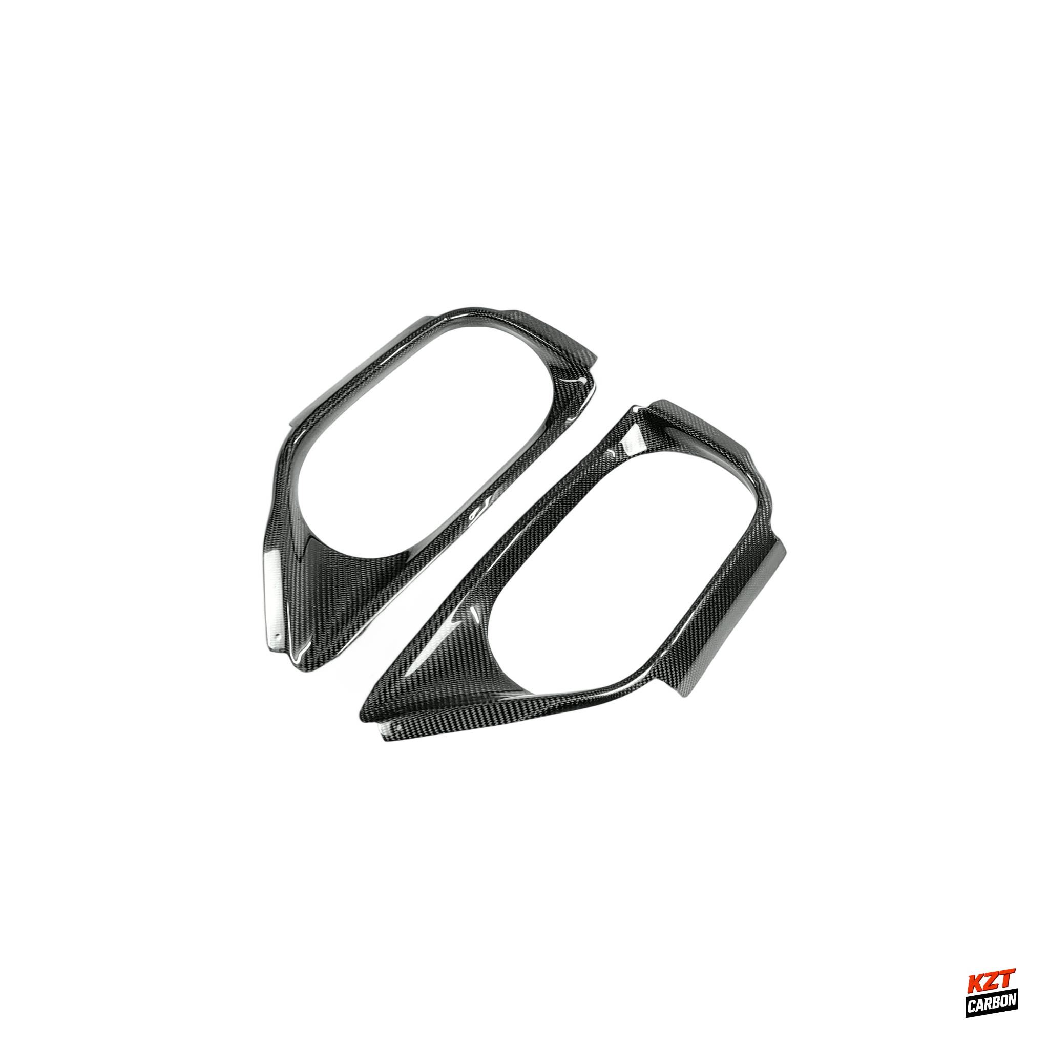 For Nissan R35 GTR 08-16 OE Style Carbon Fiber Rear Exhaust Suround Cover