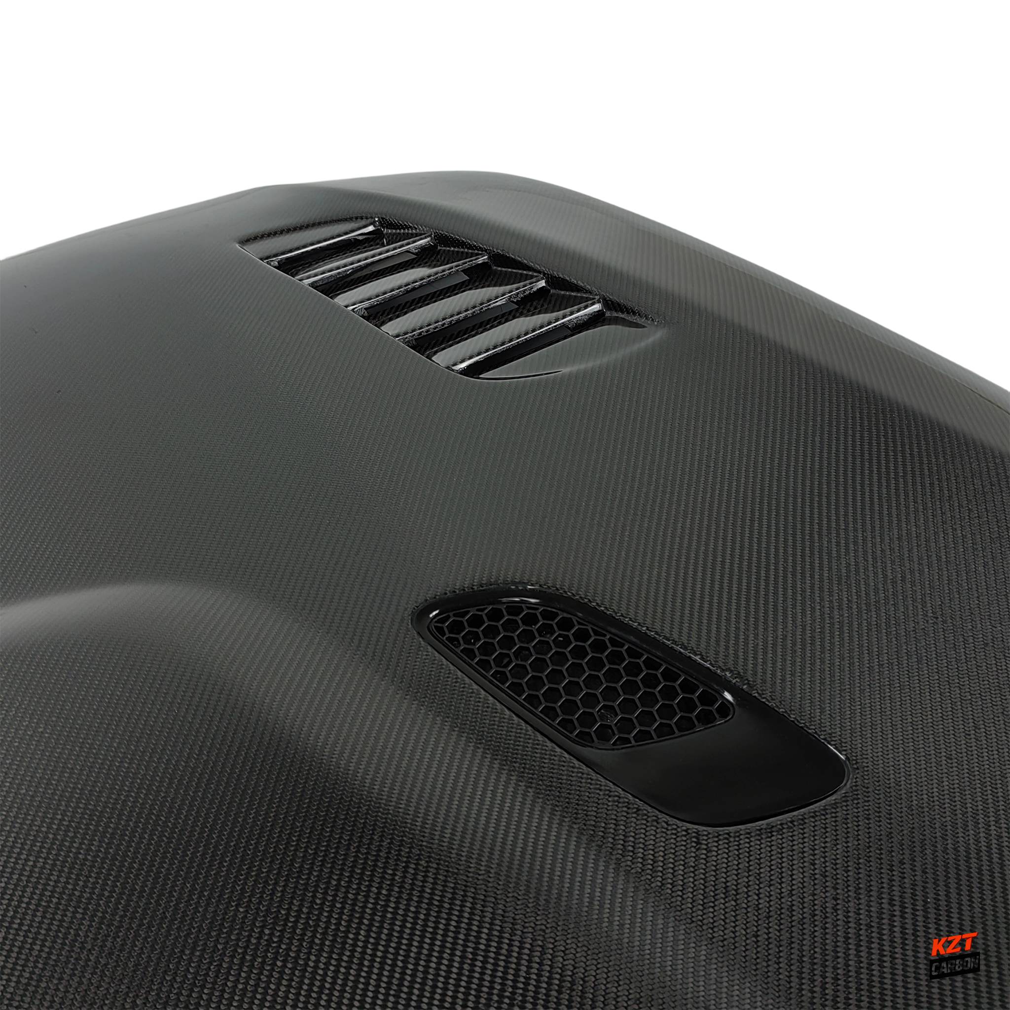 For BMW 3 Series E90 2009-12 Sedan Carbon V Style Front Vented Cooling Hood