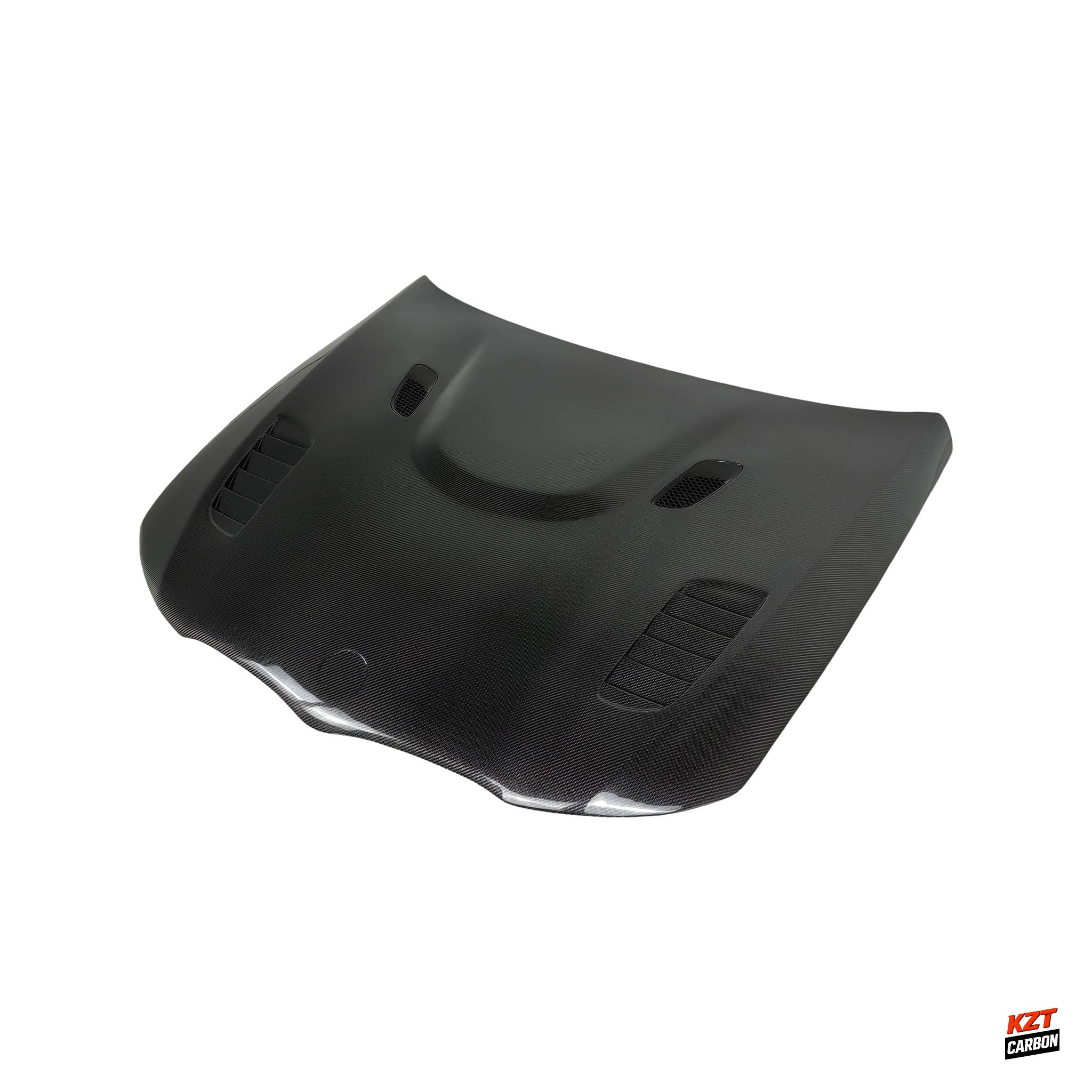 For BMW 3 Series E90 2009-12 Sedan Carbon V Style Front Vented Cooling Hood