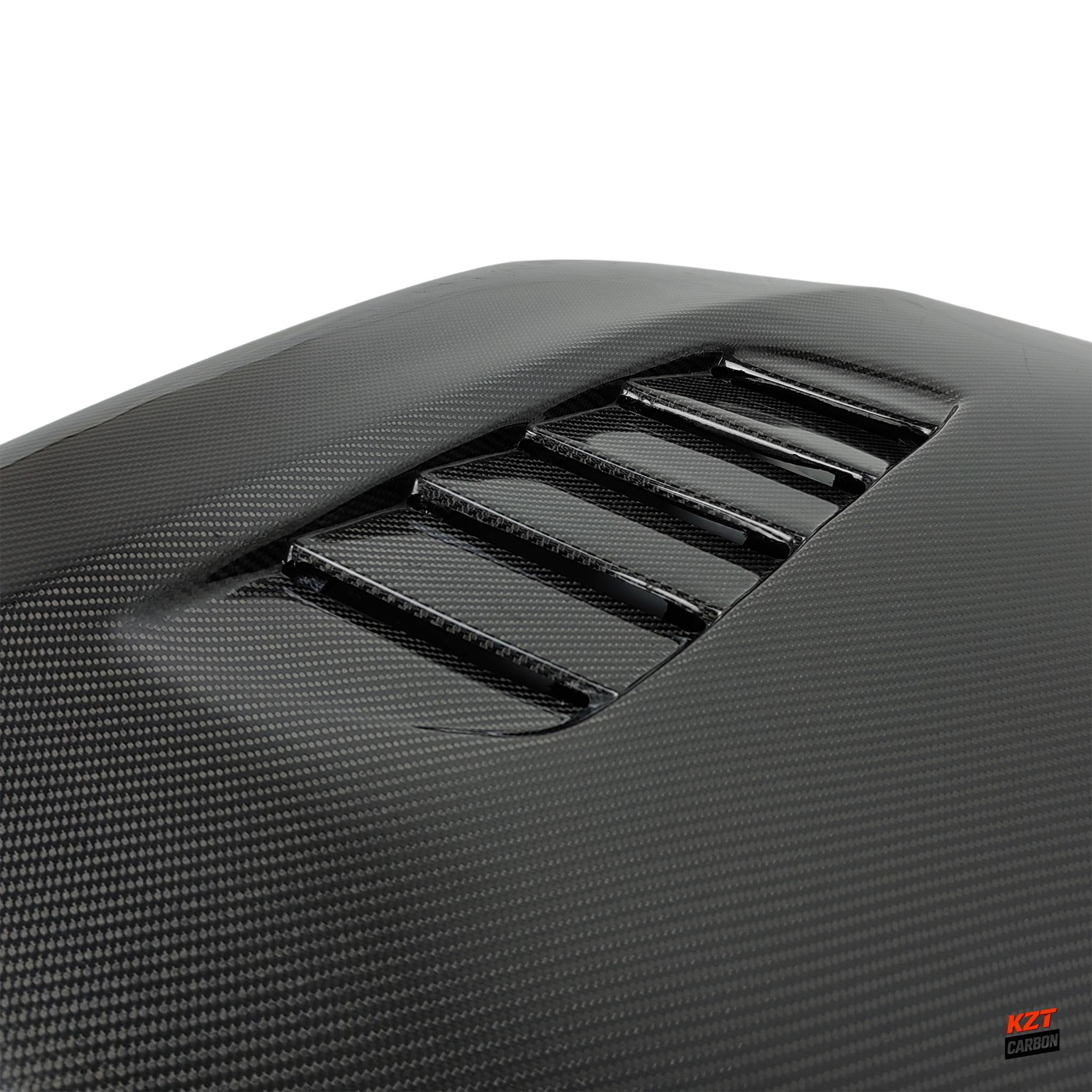 For BMW 3 Series E90 2009-12 Sedan Carbon V Style Front Vented Cooling Hood