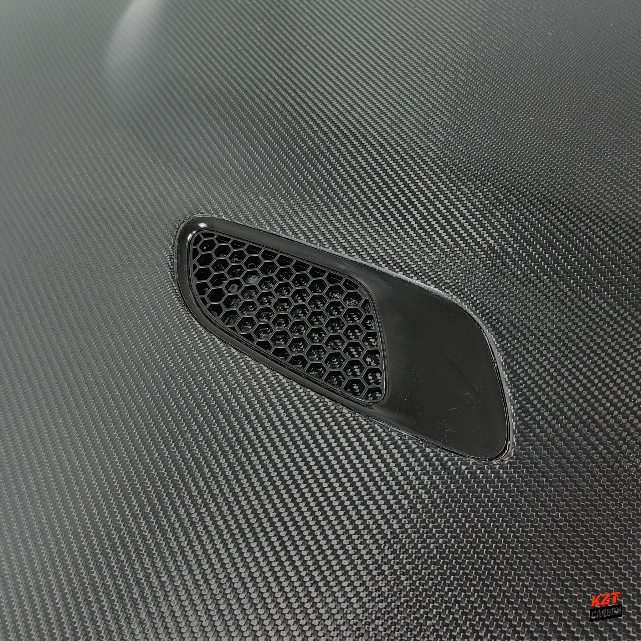 For BMW 3 Series E90 2009-12 Sedan Carbon V Style Front Vented Cooling Hood